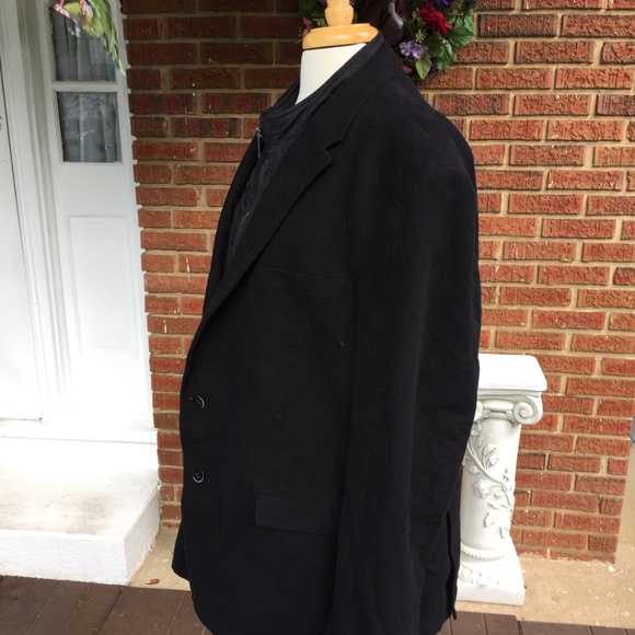 Tommy Hilfiger-Black Fleece Button & Zip Up Jacket - Picture 4 of 7